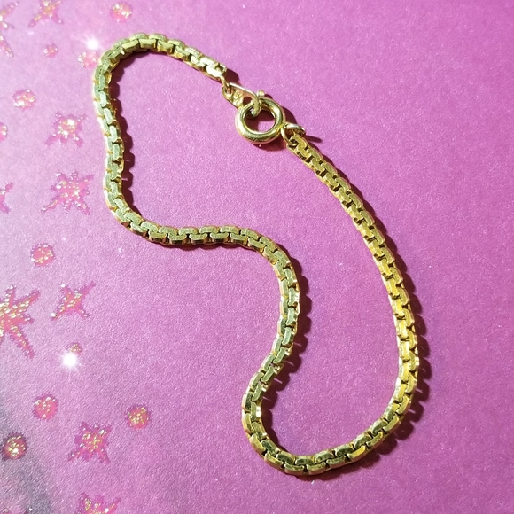 Relisted - Napier gold chain bracelet simple classic design minimalist - Picture 4 of 7